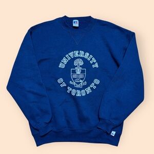 Vintage 1990s University Of Toronto Russell Athletic Creneck Sweatshirt Large